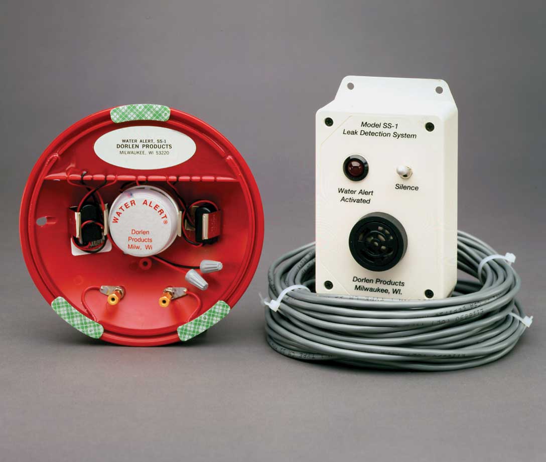 commercial water leak detector Model SS-1 with remote alarm